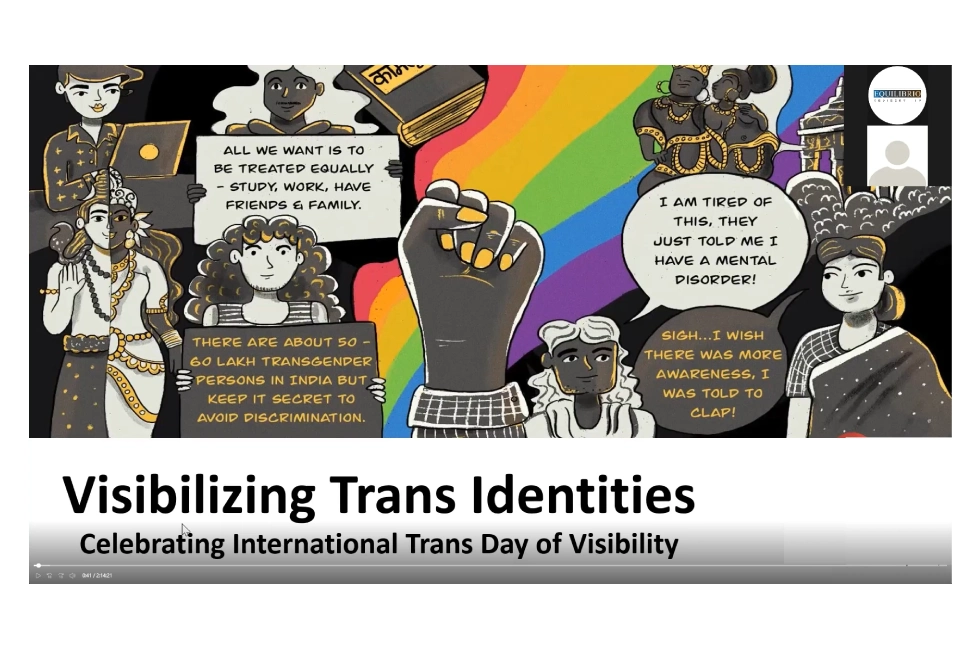 Visibilizing Trans Identities - Celebrating international trans Day of Visibility