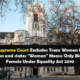 UK Supreme Court Excludes Trans Women from definition and states "Woman" Means Only Biological Female Under Equality Act 2010